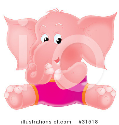 Elephant Clipart #31518 by Alex Bannykh