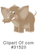 Elephant Clipart #31520 by Alex Bannykh