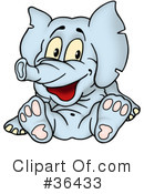 Elephant Clipart #36433 by dero