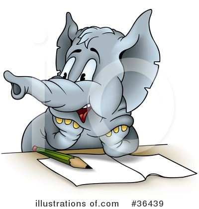 Elephant Clipart #36439 by dero