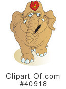 Elephant Clipart #40918 by Snowy