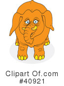 Elephant Clipart #40921 by Snowy