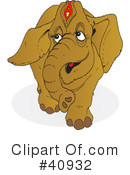 Elephant Clipart #40932 by Snowy