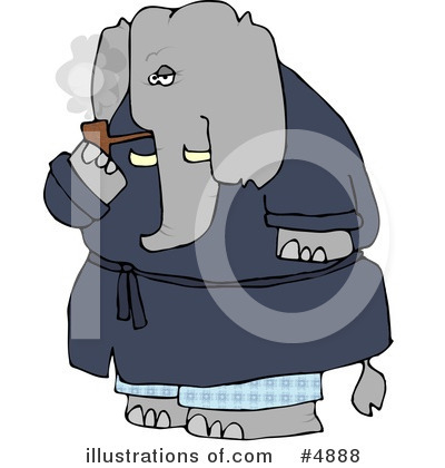Elephants Clipart #4888 by djart