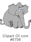 Elephant Clipart #5736 by djart