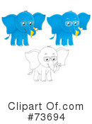 Elephant Clipart #73694 by Alex Bannykh