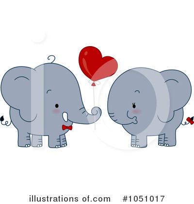 Royalty-Free (RF) Elephants Clipart Illustration by BNP Design Studio - Stock Sample #1051017