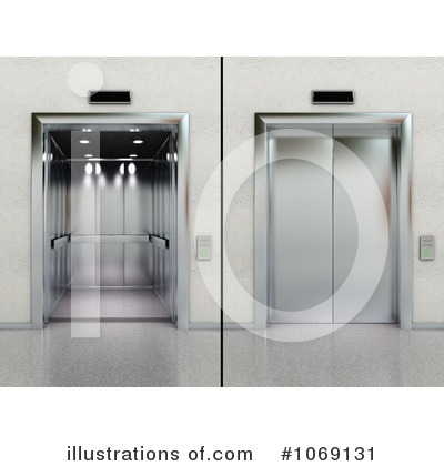 Royalty-Free (RF) Elevator Clipart Illustration by stockillustrations - Stock Sample #1069131