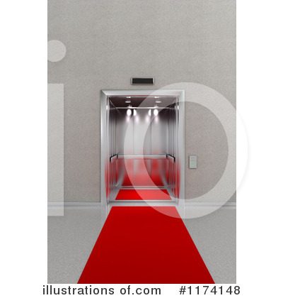 Royalty-Free (RF) Elevator Clipart Illustration by stockillustrations - Stock Sample #1174148