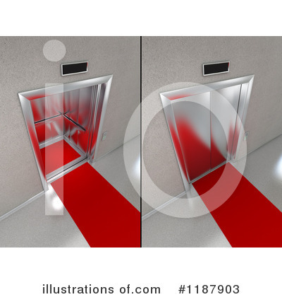 Royalty-Free (RF) Elevator Clipart Illustration by stockillustrations - Stock Sample #1187903