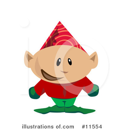 Royalty-Free (RF) Elf Clipart Illustration by AtStockIllustration - Stock Sample #11554