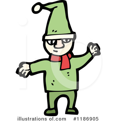 Royalty-Free (RF) Elf Clipart Illustration by lineartestpilot - Stock Sample #1186905