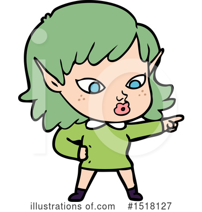 Royalty-Free (RF) Elf Clipart Illustration by lineartestpilot - Stock Sample #1518127