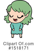 Elf Clipart #1518171 by lineartestpilot