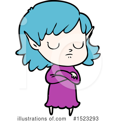 Royalty-Free (RF) Elf Clipart Illustration by lineartestpilot - Stock Sample #1523293