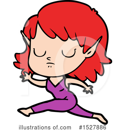 Royalty-Free (RF) Elf Clipart Illustration by lineartestpilot - Stock Sample #1527886