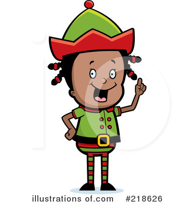 Royalty-Free (RF) Elf Clipart Illustration by Cory Thoman - Stock Sample #218626