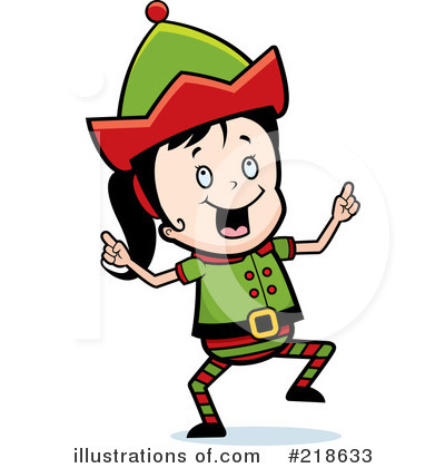 Royalty-Free (RF) Elf Clipart Illustration by Cory Thoman - Stock Sample #218633