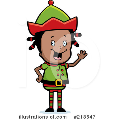 Royalty-Free (RF) Elf Clipart Illustration by Cory Thoman - Stock Sample #218647