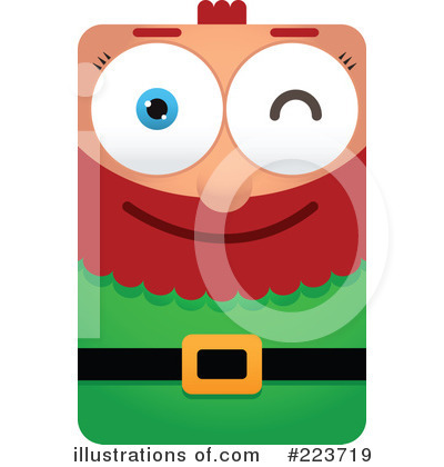 Royalty-Free (RF) Elf Clipart Illustration by Qiun - Stock Sample #223719