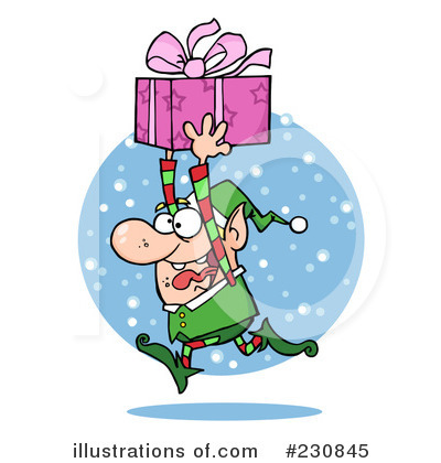 Royalty-Free (RF) Elf Clipart Illustration by Hit Toon - Stock Sample #230845