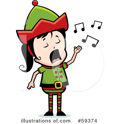 Royalty-Free (RF) Elf Clipart Illustration by Cory Thoman - Stock Sample #59374