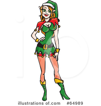 Royalty-Free (RF) Elf Clipart Illustration by Dennis Holmes Designs - Stock Sample #64989