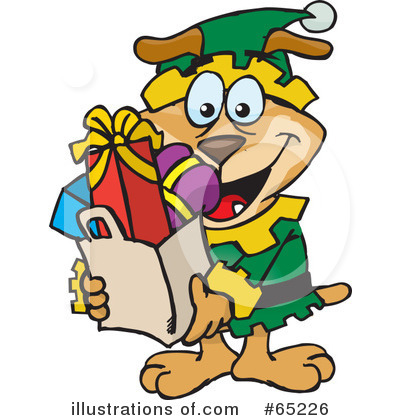 Christmas Elf Clipart #65226 by Dennis Holmes Designs