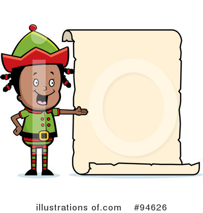 Royalty-Free (RF) Elf Clipart Illustration by Cory Thoman - Stock Sample #94626