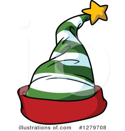Royalty-Free (RF) Elf Hat Clipart Illustration by Vector Tradition SM - Stock Sample #1279708
