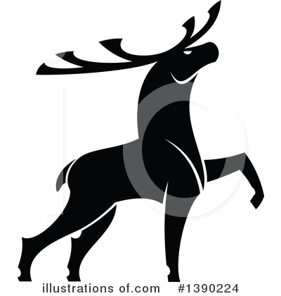 Royalty-Free (RF) Elk Clipart Illustration by Vector Tradition SM - Stock Sample #1390224