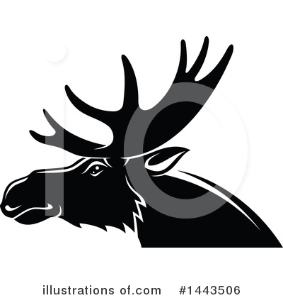 Royalty-Free (RF) Elk Clipart Illustration by Vector Tradition SM - Stock Sample #1443506