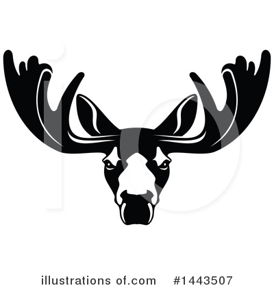 Royalty-Free (RF) Elk Clipart Illustration by Vector Tradition SM - Stock Sample #1443507