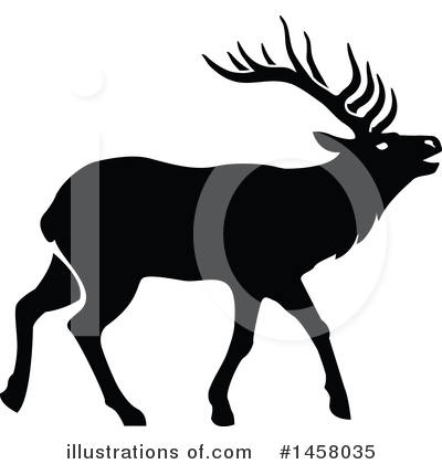 Royalty-Free (RF) Elk Clipart Illustration by Vector Tradition SM - Stock Sample #1458035