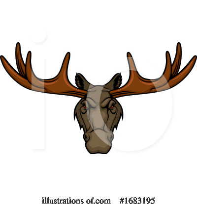 Royalty-Free (RF) Elk Clipart Illustration by Vector Tradition SM - Stock Sample #1683195