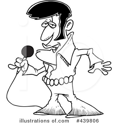 Royalty-Free (RF) Elvis Clipart Illustration by toonaday - Stock Sample #439806