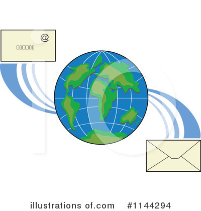 Royalty-Free (RF) Email Clipart Illustration by patrimonio - Stock Sample #1144294