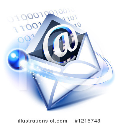 Royalty-Free (RF) Email Clipart Illustration by Oligo - Stock Sample #1215743