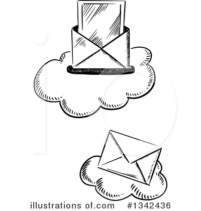 E Mail Clipart #1342436 by Vector Tradition SM