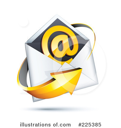 Royalty-Free (RF) Email Clipart Illustration by beboy - Stock Sample #225385