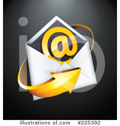 Royalty-Free (RF) Email Clipart Illustration by beboy - Stock Sample #225392