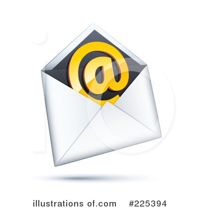 Royalty-Free (RF) Email Clipart Illustration by beboy - Stock Sample #225394