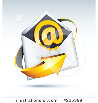 Royalty-Free (RF) Email Clipart Illustration by beboy - Stock Sample #225399