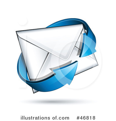 Royalty-Free (RF) Email Clipart Illustration by beboy - Stock Sample #46818