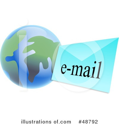 Royalty-Free (RF) Email Clipart Illustration by Prawny - Stock Sample #48792