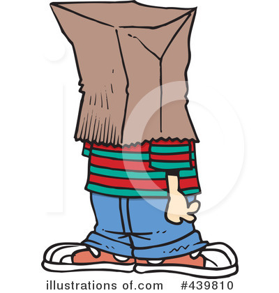 Royalty-Free (RF) Embarrassed Clipart Illustration by toonaday - Stock Sample #439810
