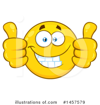 Smiley Clipart #1457579 by Hit Toon