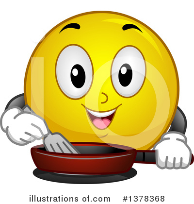 Frying Pan Clipart #1378368 by BNP Design Studio