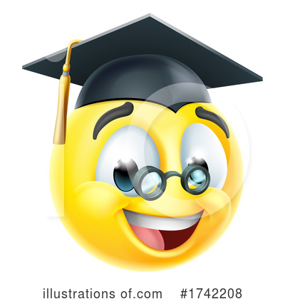 Graduation Cap Clipart #1742208 by AtStockIllustration