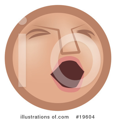 Yawning Clipart #19604 by AtStockIllustration